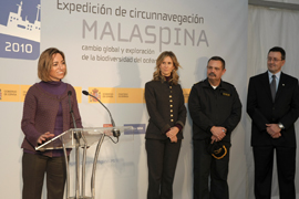 La expedición 'Malaspina 2010' inicia la vuelta al mundo