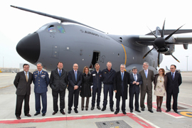 España quintuplica su capacidad de transporte militar con el A-400 M