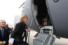 España quintuplica su capacidad de transporte militar con el A-400 M